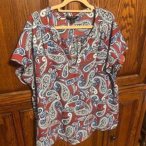 Paisley Print Women's Top